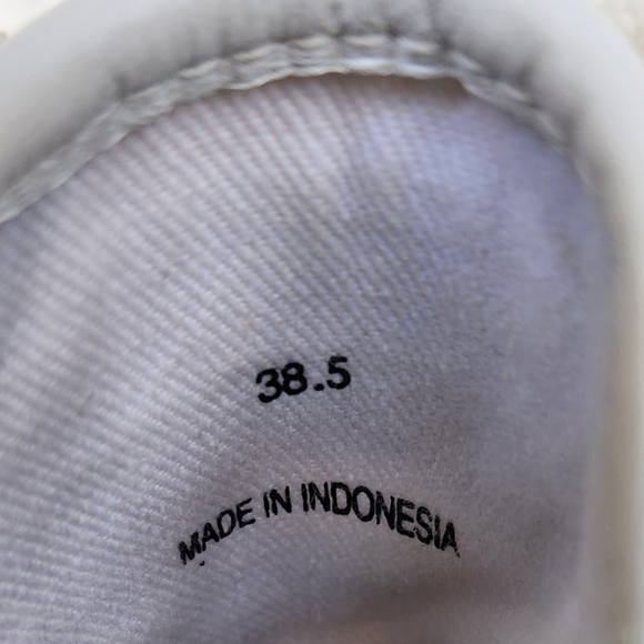 Rag & Bone RB "Army" High Top Sneakers White Blue | Women's Size 8.5 - Picture 12 of 16